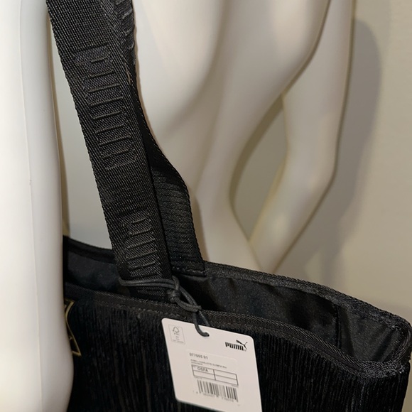 Puma x Charlotte Olympia leopard print black fringe shopper tote travel work bag - Picture 6 of 6